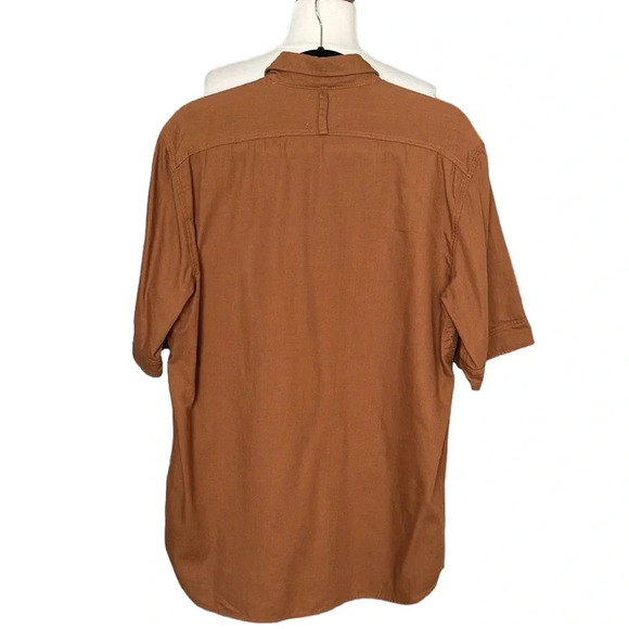 G-STAR RAW Type C Straight Long Button Down Shirt in Cubano Brown, Size L - Picture 9 of 15